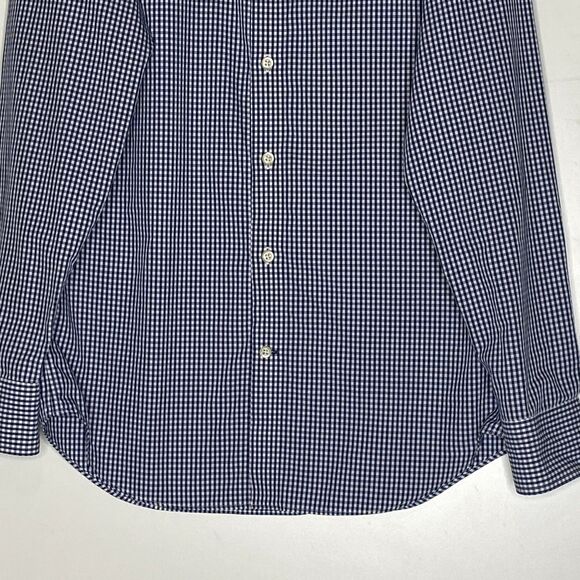 Banana Republic Gingham No-Iron Slim Fit Button Down Shirt Men's Size Small - Picture 5 of 8
